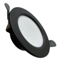 LED upotettava valo LED/7,5W/230V 4000K musta