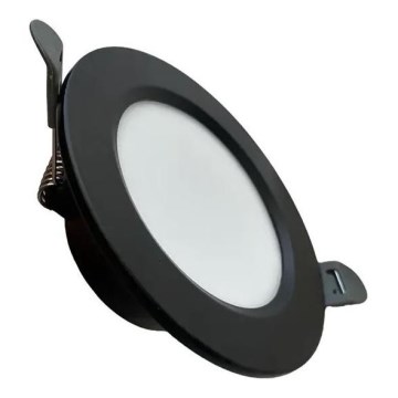 LED upotettava valo LED/7,5W/230V 4000K musta