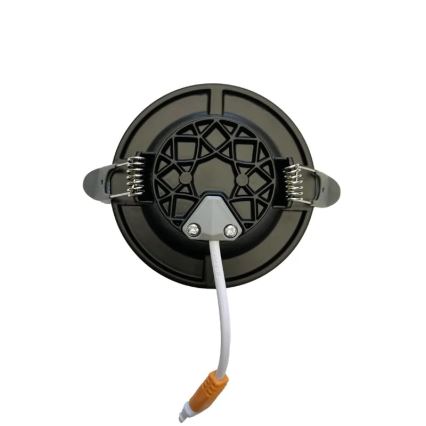LED upotettava valo LED/7,5W/230V 4000K musta/kulta