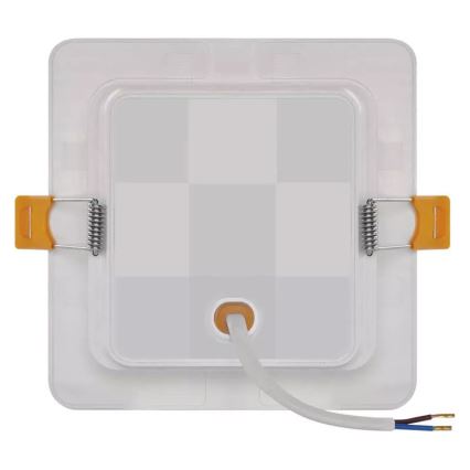 LED upotettava valo LED/9W/230V 12x12 cm valkoinen