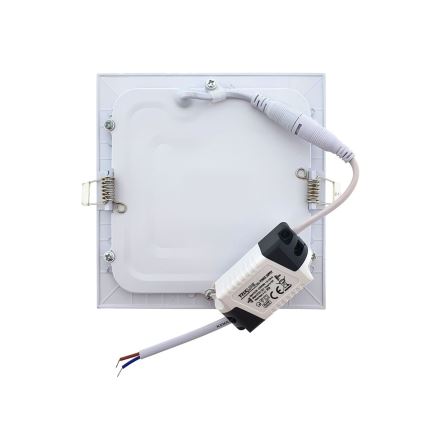 LED upotettava valo QTEC LED/12W/230V 2700K 16,8x16,8 cm