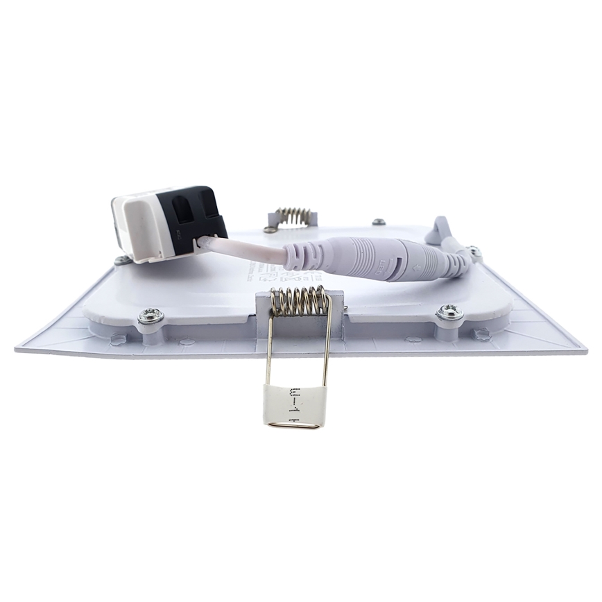 LED upotettava valo QTEC LED/12W/230V 2700K 16,8x16,8 cm