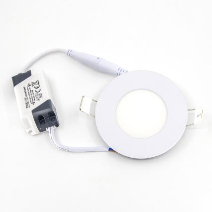LED upotettava valo QTEC LED/3W/230V 2700K halkaisija 8,3 cm