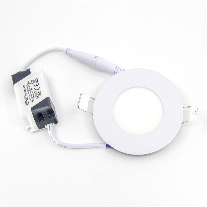 LED upotettava valo QTEC LED/3W/230V 2700K halkaisija 8,3 cm