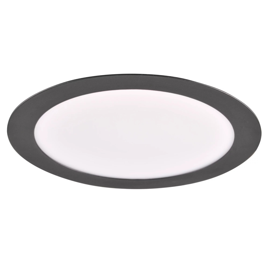 LED upotettava valo RIGEL LED/14W/230V 4000K halkaisija 22 cm musta