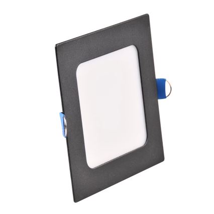 LED upotettava valo RIGEL LED/4,8W/230V 4000K 11,8x11,8 cm musta
