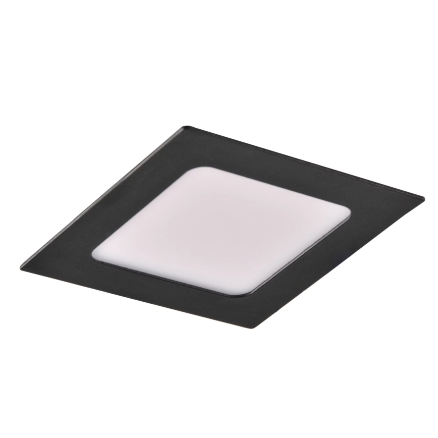 LED upotettava valo RIGEL LED/4,8W/230V 4000K 11,8x11,8 cm musta