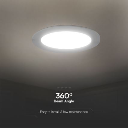 LED upotettava valo SAMSUNG CHIP LED/3W/230V 3000K halkaisija 9,5 cm valkoinen