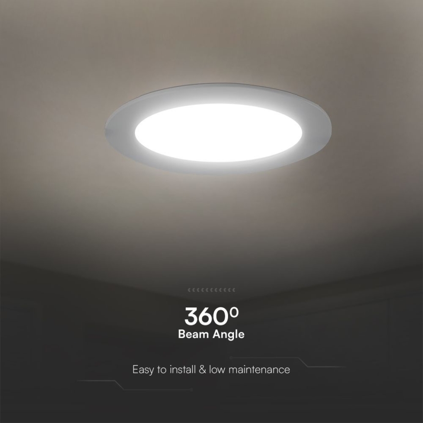 LED upotettava valo SAMSUNG CHIP LED/3W/230V 3000K halkaisija 9,5 cm valkoinen