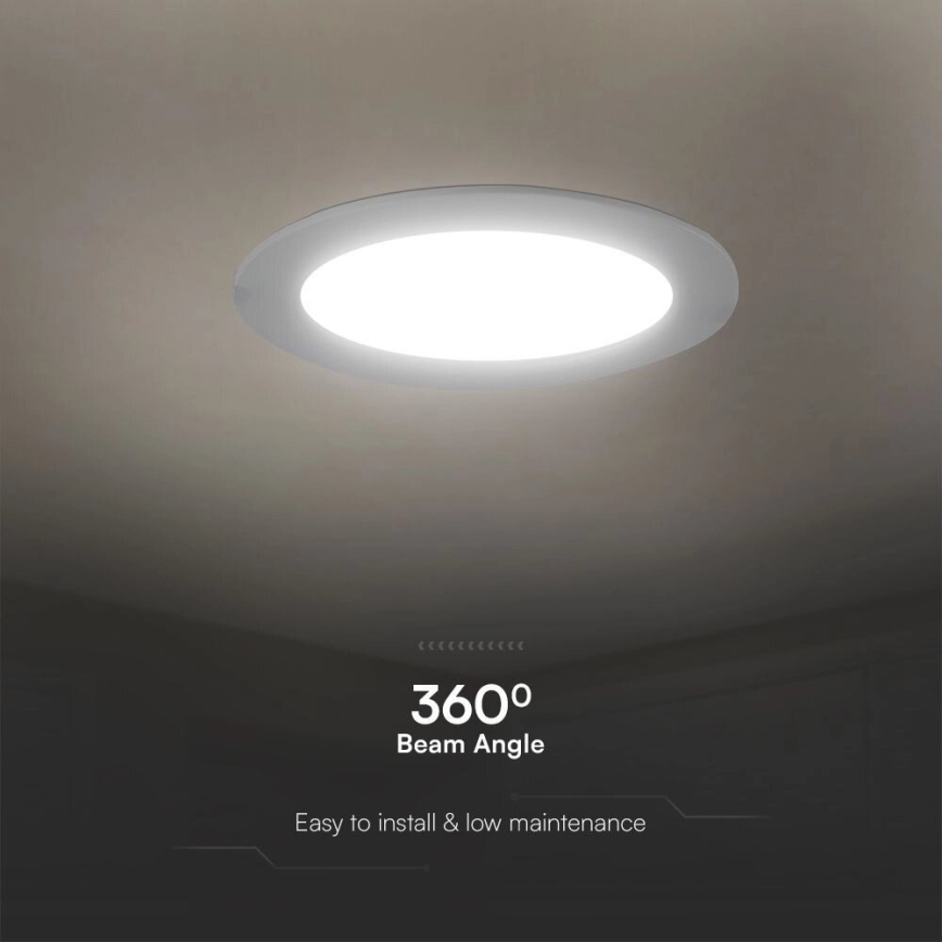 LED upotettava valo SAMSUNG CHIP LED/3W/230V 6500K halkaisija 9,5 cm valkoinen