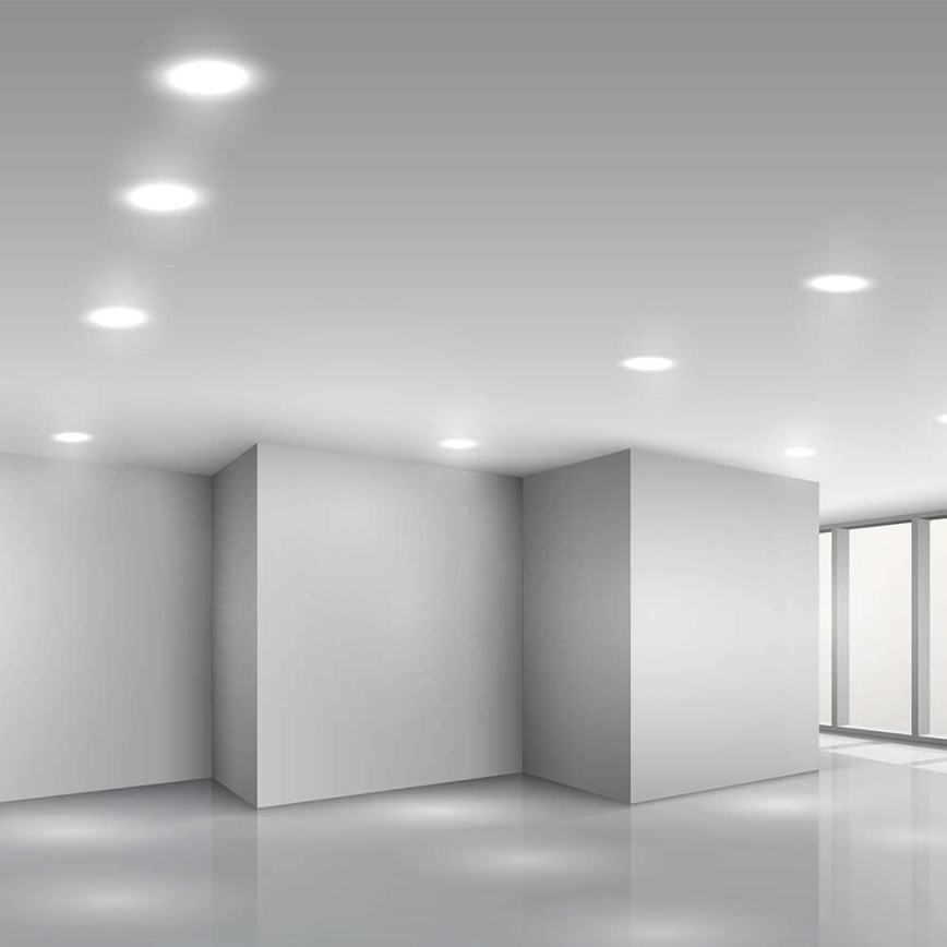 LED upotettava valo SAMSUNG CHIP LED/6W/230V 4000K halkaisija 12 cm valkoinen