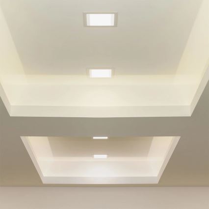 LED upotettava valo SAMSUNG CHIP LED/6W/230V 6500K 12x12 cm valkoinen