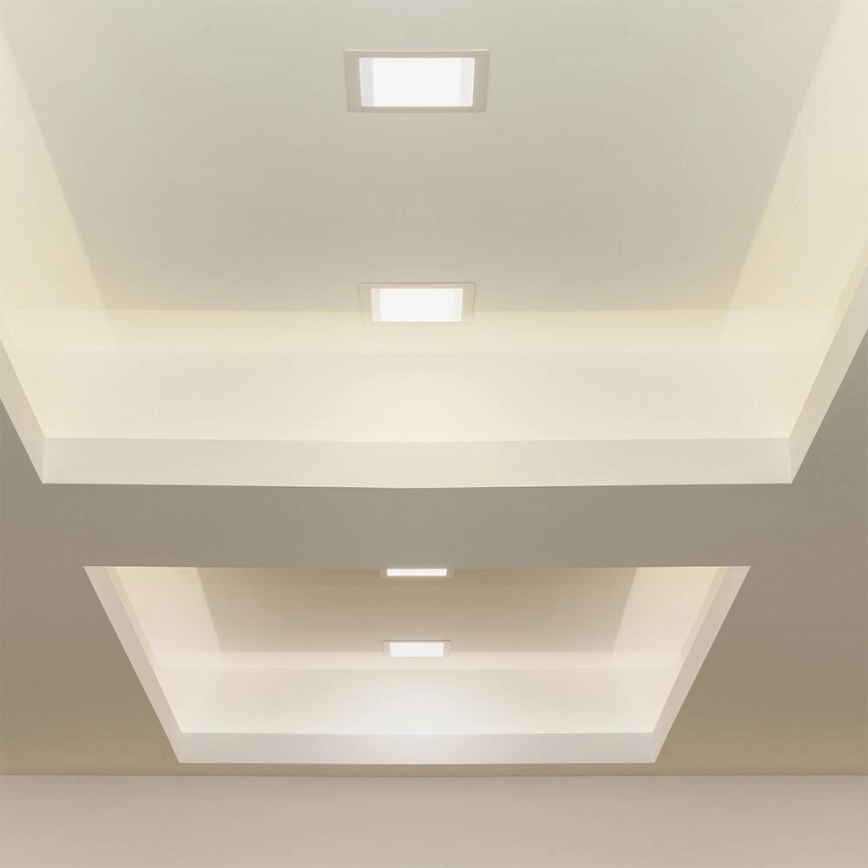 LED upotettava valo SAMSUNG CHIP LED/6W/230V 6500K 12x12 cm valkoinen