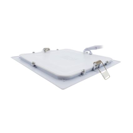 LED upotettava valo SQUARE LED/15W/230V 6500K 18,8x18,8 cm valkoinen