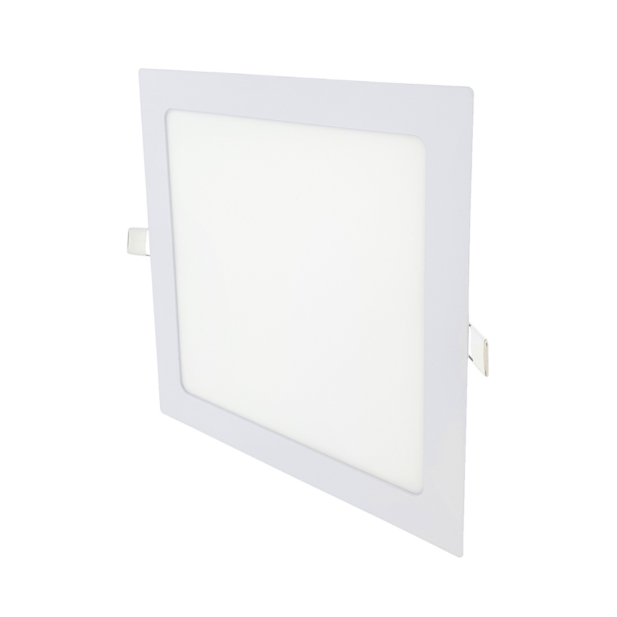 LED upotettava valo SQUARE LED/18W/230V 2700K 22x22 cm valkoinen