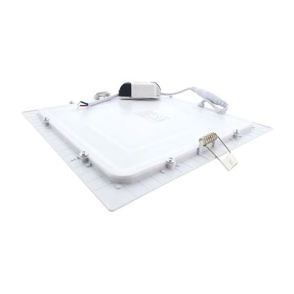 LED upotettava valo SQUARE LED/18W/230V 2700K 22x22 cm valkoinen