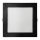 LED upotettava valo SQUARE LED/18W/230V 4000K 22x22 cm musta