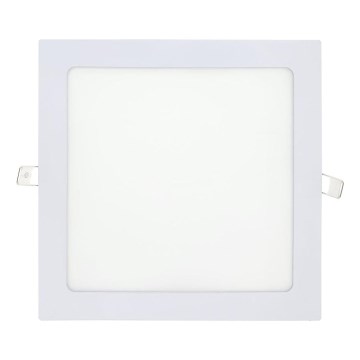 LED upotettava valo SQUARE LED/18W/230V 4200K 22x22 cm valkoinen
