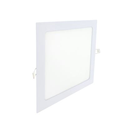 LED upotettava valo SQUARE LED/18W/230V 4200K 22x22 cm valkoinen