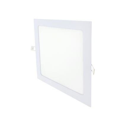 LED upotettava valo SQUARE LED/18W/230V 4200K 22x22 cm valkoinen