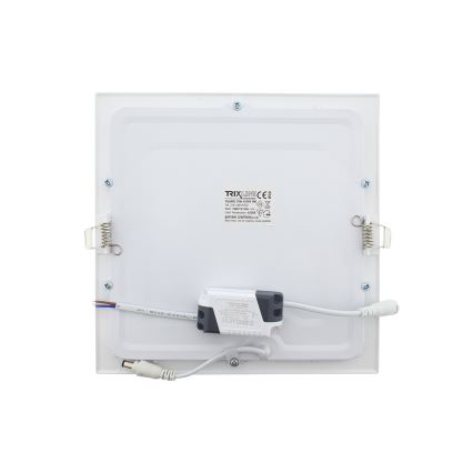 LED upotettava valo SQUARE LED/18W/230V 4200K 22x22 cm valkoinen