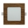 LED upotettava valo SQUARE LED/6W/230V 4200K 11,8x11,8 cm ruskea