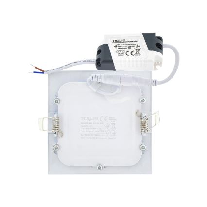LED upotettava valo SQUARE LED/6W/230V 4200K 11,8x11,8 cm valkoinen