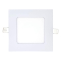 LED upotettava valo SQUARE LED/6W/230V 6500K 11,8x11,8 cm valkoinen