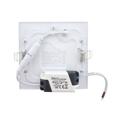 LED upotettava valo SQUARE LED/6W/230V 6500K 11,8x11,8 cm valkoinen