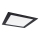 LED upotettava valo VEGA LED/12W/230V 2900/3900/5800K 17,5x17,5 cm musta