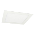 LED upotettava valo VEGA LED/12W/230V 2900/3900/5800K 17,5x17,5 cm valkoinen