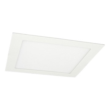 LED upotettava valo VEGA LED/12W/230V 2900/3900/5800K 17,5x17,5 cm valkoinen