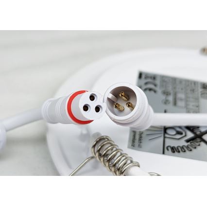LED upotettava valo VEGA LED/12W/230V 2900/3900/5800K 17,5x17,5 cm valkoinen