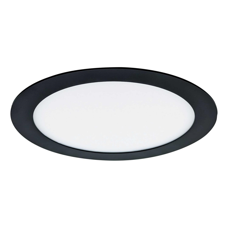 LED upotettava valo VEGA LED/18W/230V 2900/3900/5800K halkaisija 22,5 cm musta