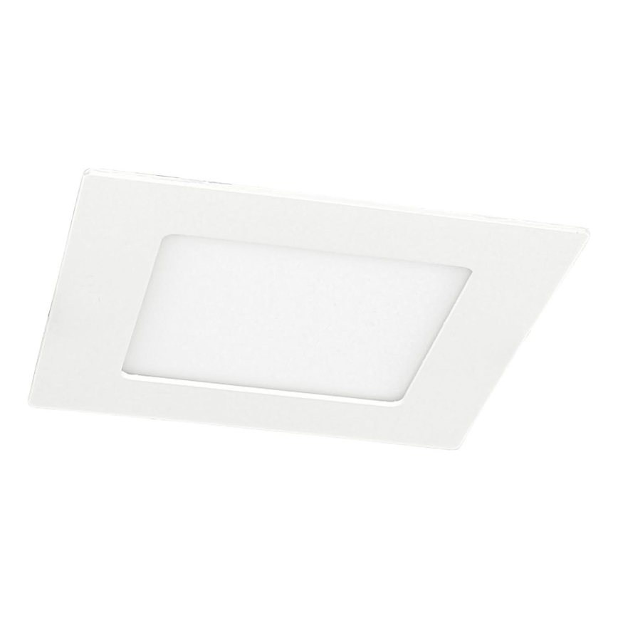 LED upotettava valo VEGA LED/6W/230V 2900/3900/5800K 12,5x12,5 cm valkoinen