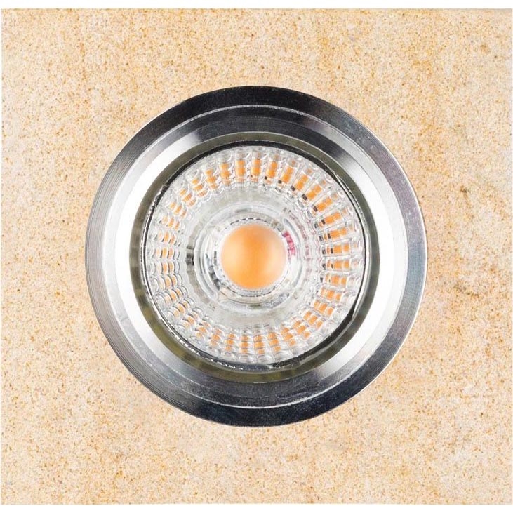 LED upotettava valo VITAR 1xGU10/5W/230V CRI 90 hiekkakivi – FSC sertifioitu
