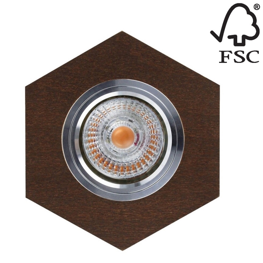 LED upotettava valo VITAR 1xGU10/5W/230V CRI 90 pyökki – FSC sertifioitu