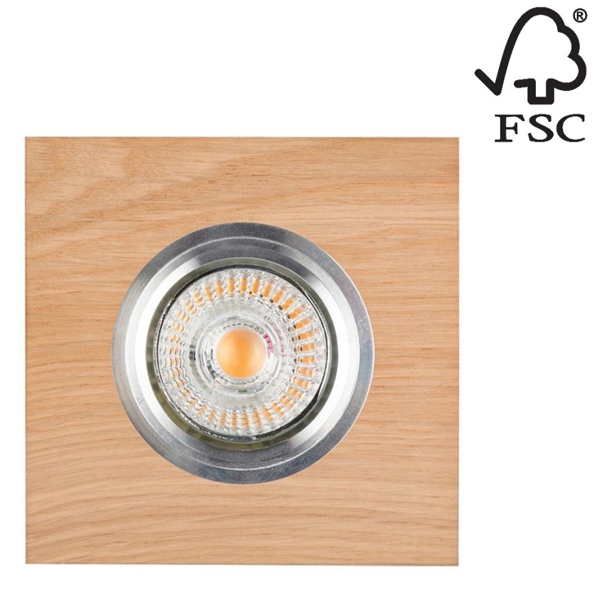 LED upotettava valo VITAR 1xGU10/5W/230V CRI 90 tammi – FSC sertifioitu