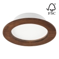LED upotettava valo WOODY SPOT LED/12,5W/230V 3000K kirsikka ø 16 cm
