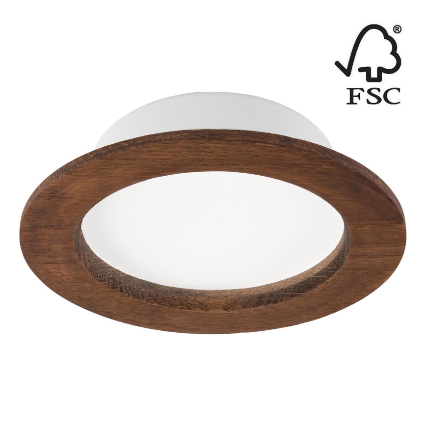 LED upotettava valo WOODY SPOT LED/12,5W/230V 4000K kirsikka ø 16 cm