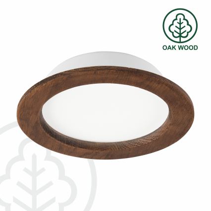 LED upotettava valo WOODY SPOT LED/16,5W/230V 4000K kirsikka ø 18,5 cm