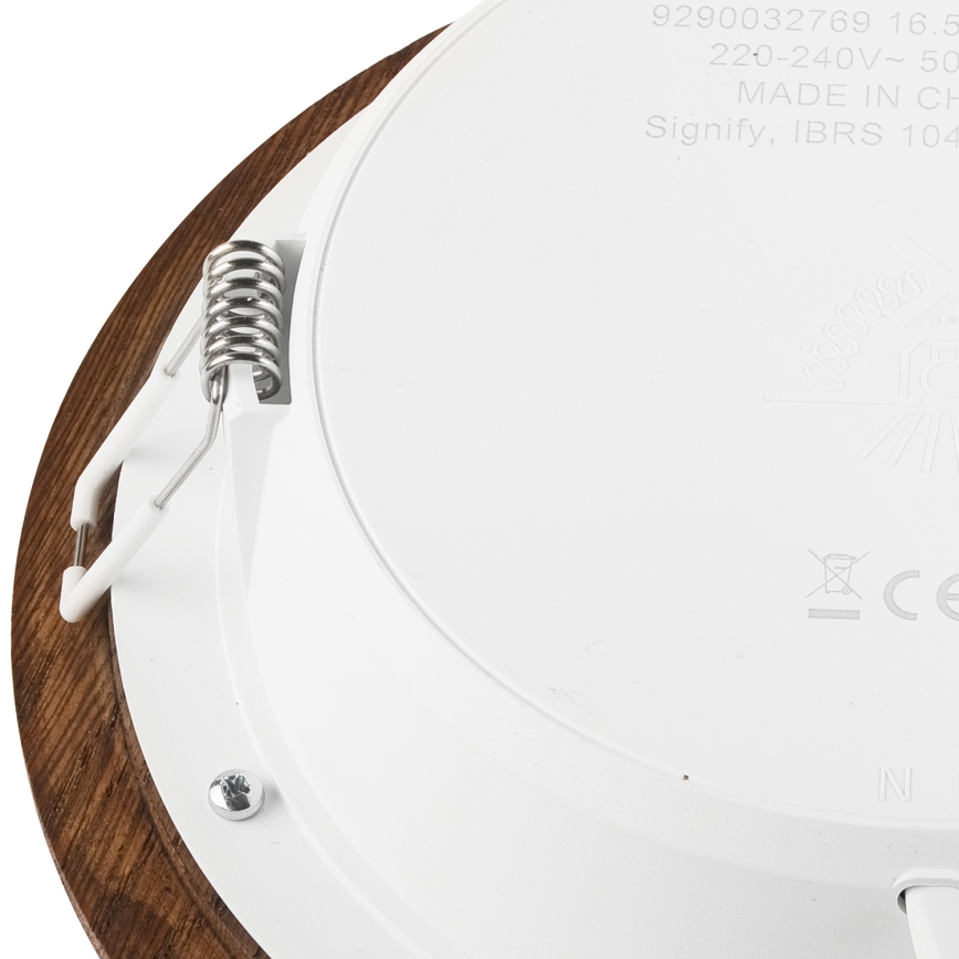 LED upotettava valo WOODY SPOT LED/16,5W/230V 4000K kirsikka ø 18,5 cm