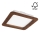 LED upotettava valo WOODY SPOT LED/17W/230V 3000K kirsikka 18,5x18,5 cm