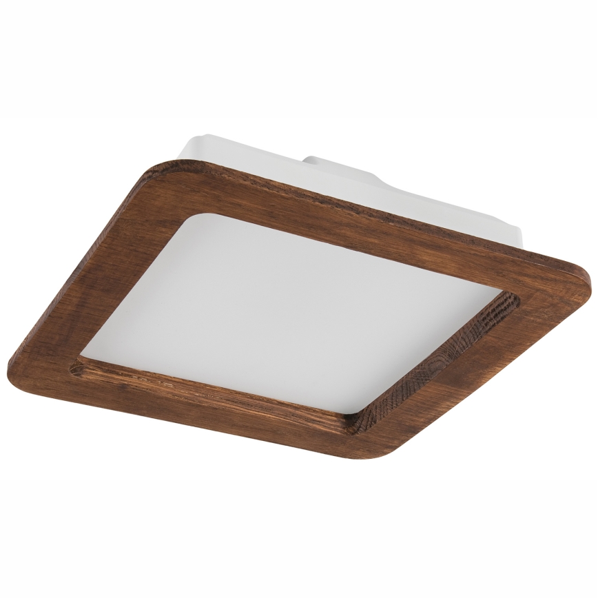 LED upotettava valo WOODY SPOT LED/17W/230V 3000K kirsikka 18,5x18,5 cm