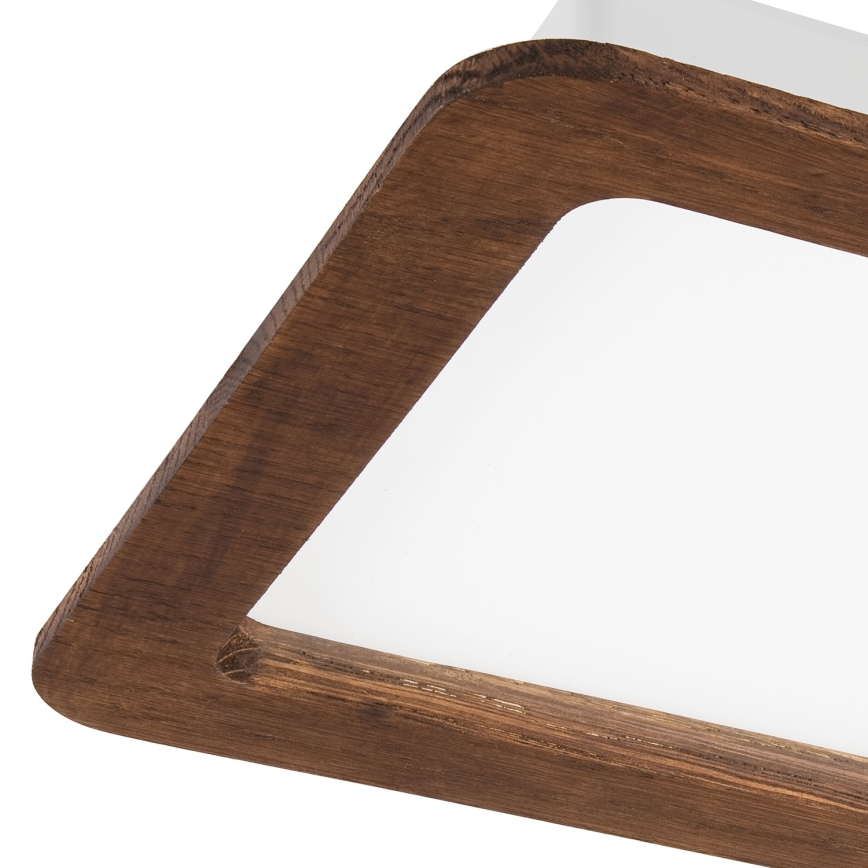 LED upotettava valo WOODY SPOT LED/17W/230V 3000K kirsikka 18,5x18,5 cm