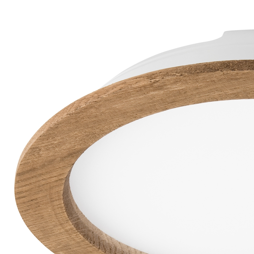 LED upotettava valo WOODY SPOT LED/23,5W/230V 4000K saksanpähkinä ø 23,5 cm