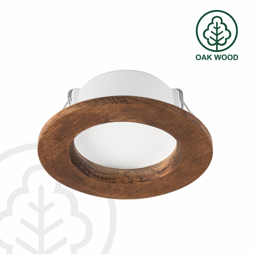 LED upotettava valo WOODY SPOT LED/5,5W/230V 4000K kirsikka ø 10 cm