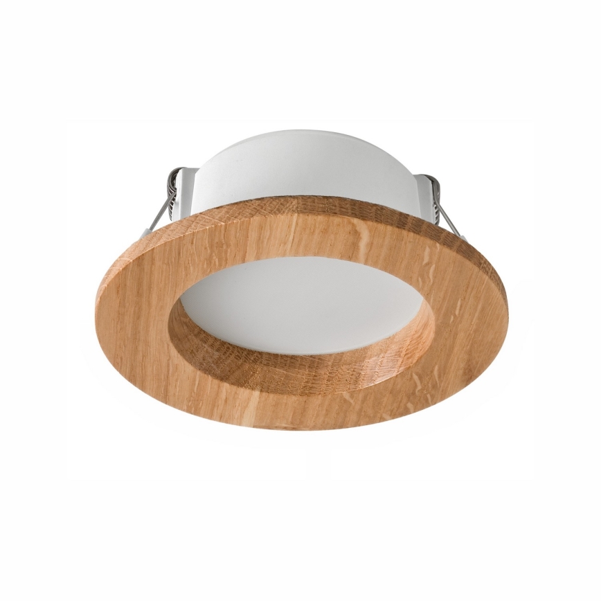 LED upotettava valo WOODY SPOT LED/5,5W/230V 4000K tammi ø 10 cm