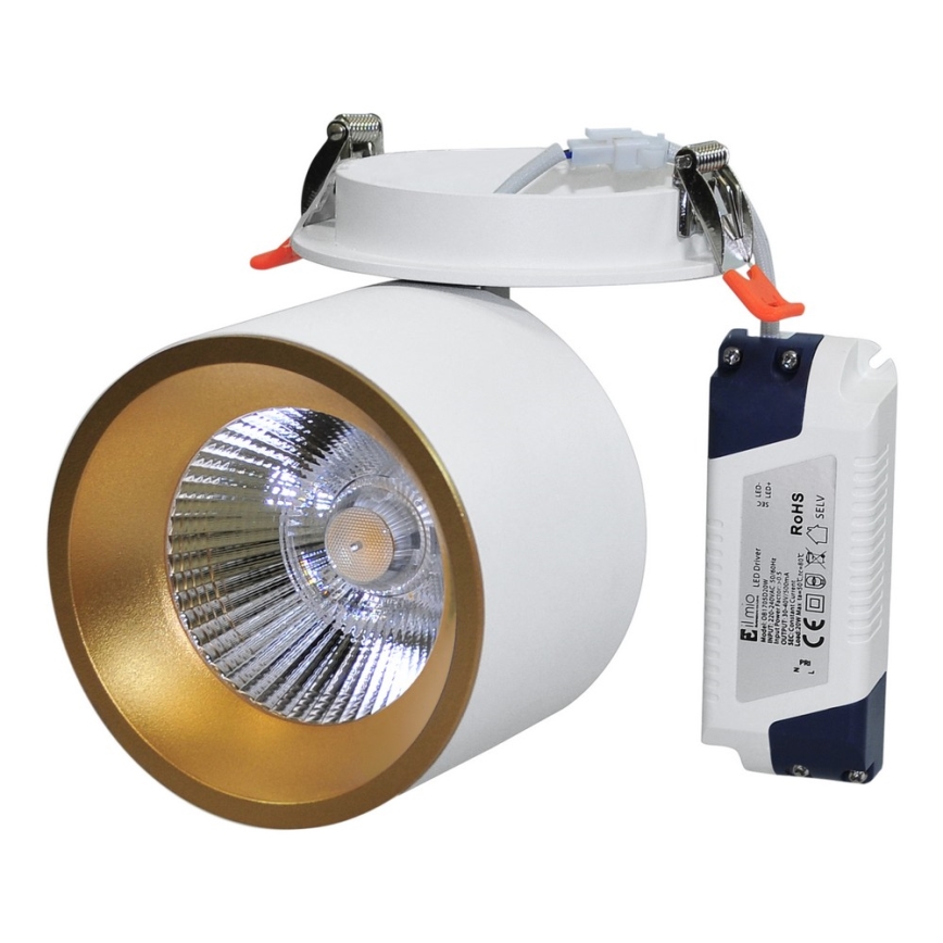 LED Upotettu kohdevalo HARON LED/20W/230V valkoinen