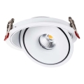 LED Upotettu kohdevalo LED/12W/230V 3000/4000/6400K halkaisija 12 cm valkoinen